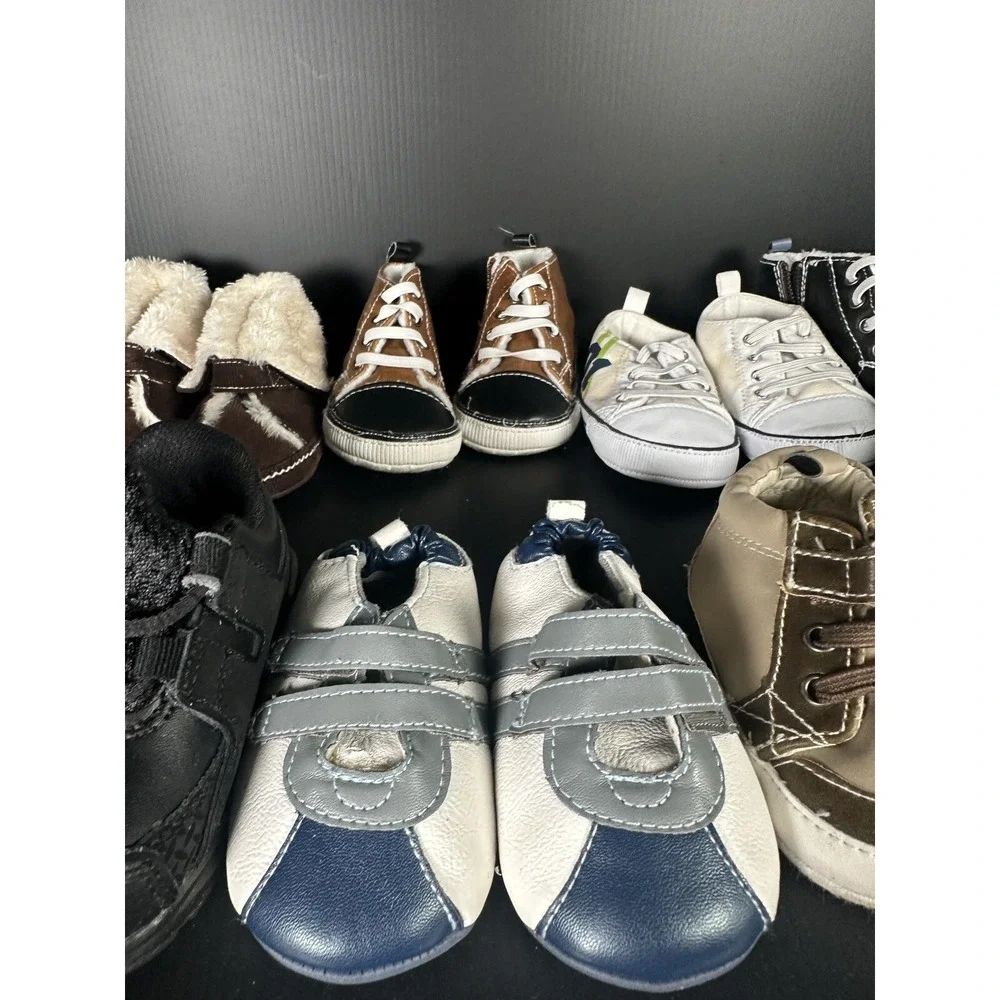 Infant Boys Shoes Lot of 8 Nike Shox Variety Baby